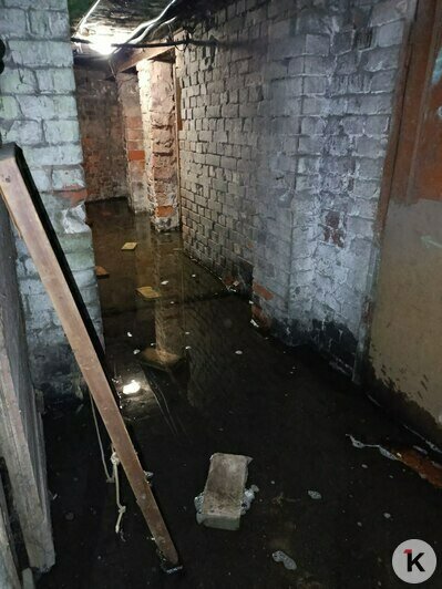 В Калининграде жильцы трёхэтажки ходят за водой к колонке из-за прорыва трубы в подвале (фото)    - Новости Калининграда | Фото: жильцы