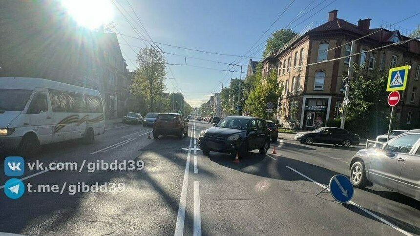 В Калининграде на проспекте Мира 13-летний подросток пострадал в ДТП - Новости Калининграда | Фото: Госавтоинспекция Калининградской области