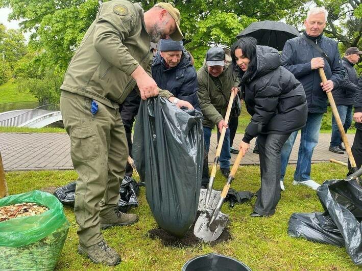 Привезли кусты из Гродно: в Калининграде заложили «Сиреневый сад Победы» в рамках совместного проекта России и Беларуси - Новости Калининграда | Фото: Минприроды Калининградской области