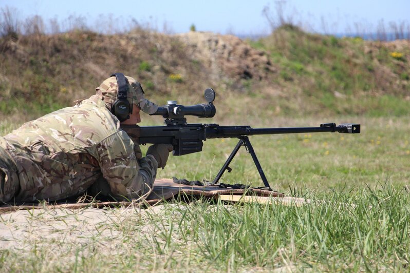 На военном полигоне в Калининградской области росгвардейцы тренировались в стрельбе из гранатомёта  - Новости Калининграда | Фото: Росгвардия Калининградской области 