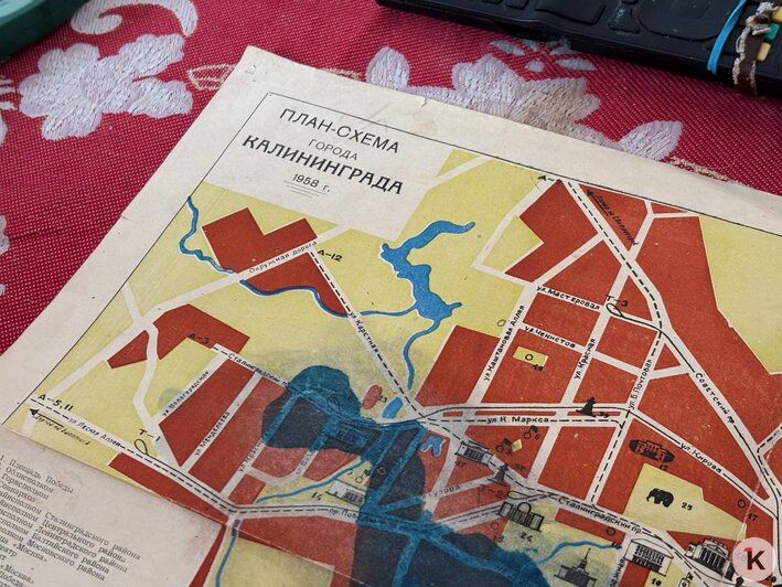 Без собора, но с Янтарной комнатой: калининградский историк показал уникальную карту города 1958 года (фото) - Новости Калининграда | Фото: Александр Подгорчук / «Клопс»