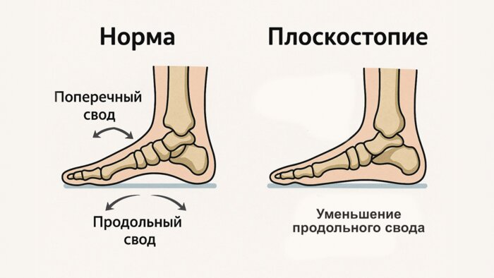 Наглядный пример формы стоп | Иллюстрация: предоставил Олесь Тихонов