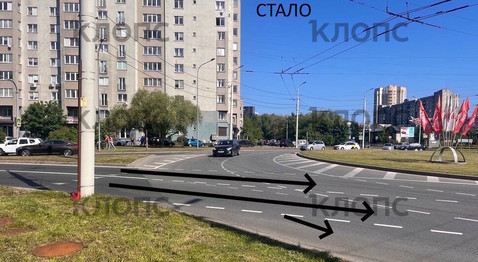 В Калининграде на перекрёстке Гайдара и Горького для автомобилистов изменили схему движения (фото) - Новости Калининграда