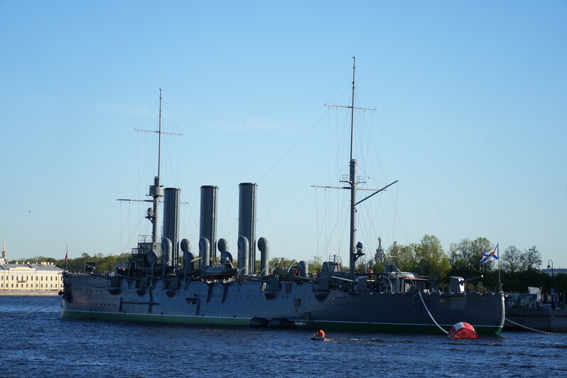 Легендарный крейсер «Аврора» отметил 125-летие со дня спуска на воду (фото) - Новости Калининграда | Фото: пресс-служба Балтфлота