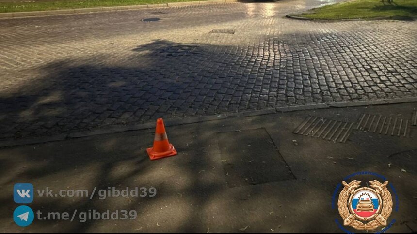 На Лесопарковой самокатчик сбил женщину, водителя и очевидцев просят обратиться в полицию  - Новости Калининграда | Фото: ГАИ Калининградской области 
