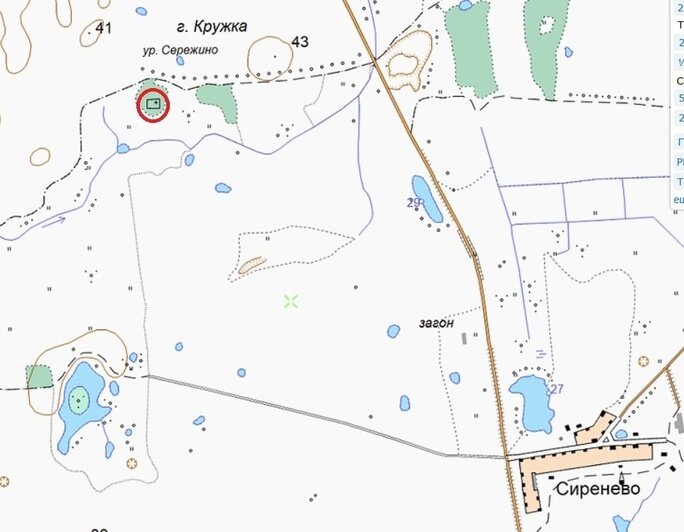 Схема на геодезической карте и скриншот кадастровой карты | Фото: очевидцы