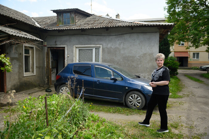 Аварийный дом в центре Гурьевска: «Живём в опасности  и на птичьих правах» | Фото: Александр Мелехов