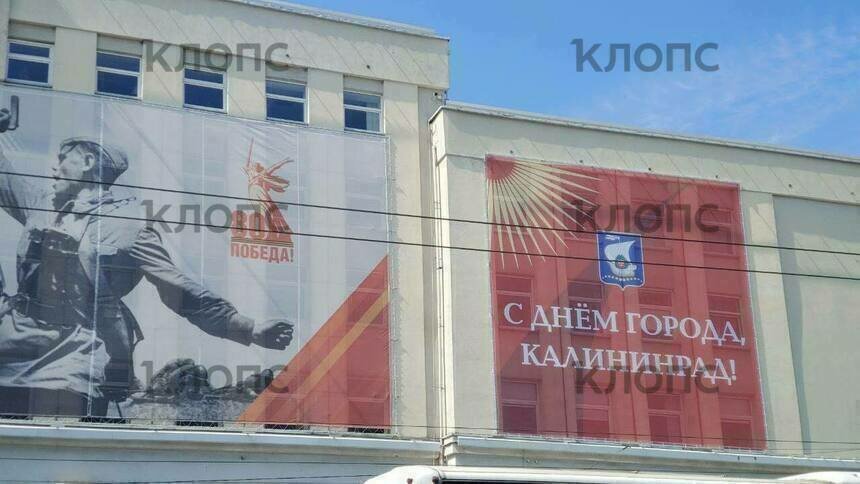 «С днём города, Калининрад!»: в мэрии сообщили, кто виноват в ошибке на праздничном баннере   - Новости Калининграда | Фото: Александр