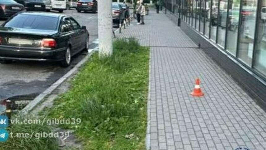 В Калининграде на улице Елены Ковальчук неизвестный велосипедист сбил 30-летнего пешехода - Новости Калининграда | Фото: ГАИ
