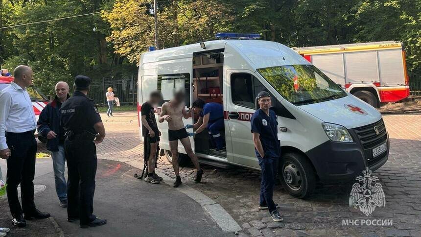 В минздраве Калининградской области рассказали подробности о состоянии детей, пострадавших при взрыве возле ДОБ (дополнено) - Новости Калининграда | Фото: ГУ МЧС по Калининградской области