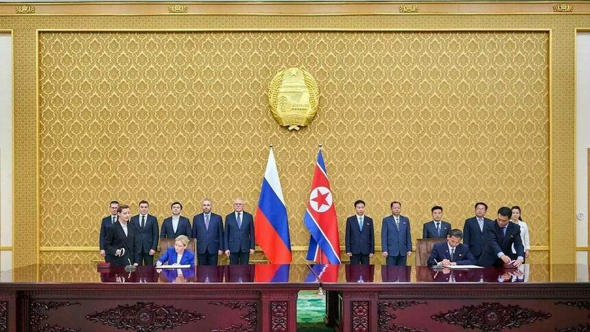 Россия и Северная Корея подписали план сотрудничества на 2025-2027 годы в культурной сфере - Новости Калининграда | Фото: телеграм-канал Ольги Любимовой