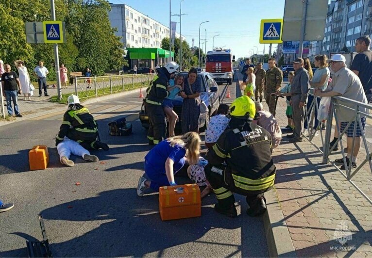 И куча знаков с жёлтыми рамками не спасла: почему случилась авария в Светлом и как подобного можно избежать  - Новости Калининграда | Фото: пресс-служба МЧС