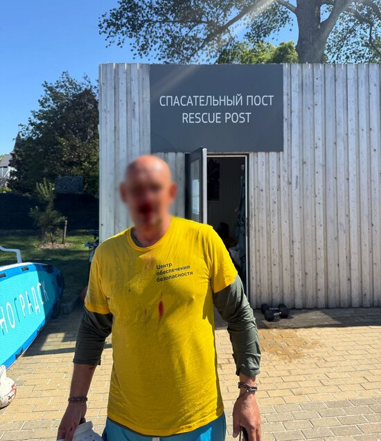 В Зеленоградске спасатели пострадали, доставая из бурных волн Балтики двух утопающих  - Новости Калининграда | Фото: администрация Зеленоградского округа 