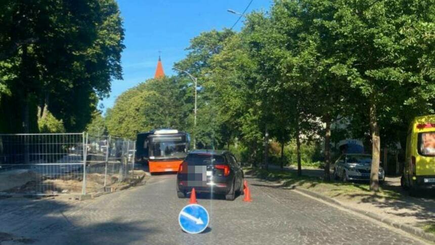 В Калининграде на проспекте Победы сбили женщину  - Новости Калининграда | Фото: Госавтоинспекция Калининградской области