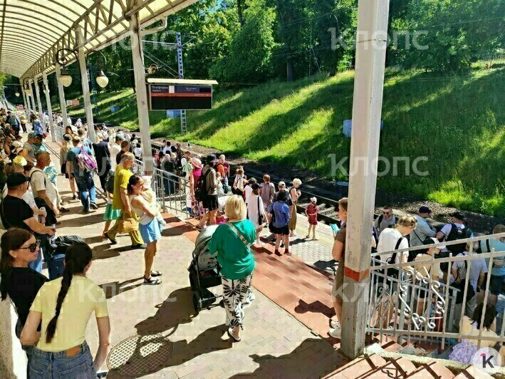 Очереди, крики и давка: что творится на Северном вокзале, когда весь Калининград ломится к морю (фото) - Новости Калининграда | Фото: «Клопс»