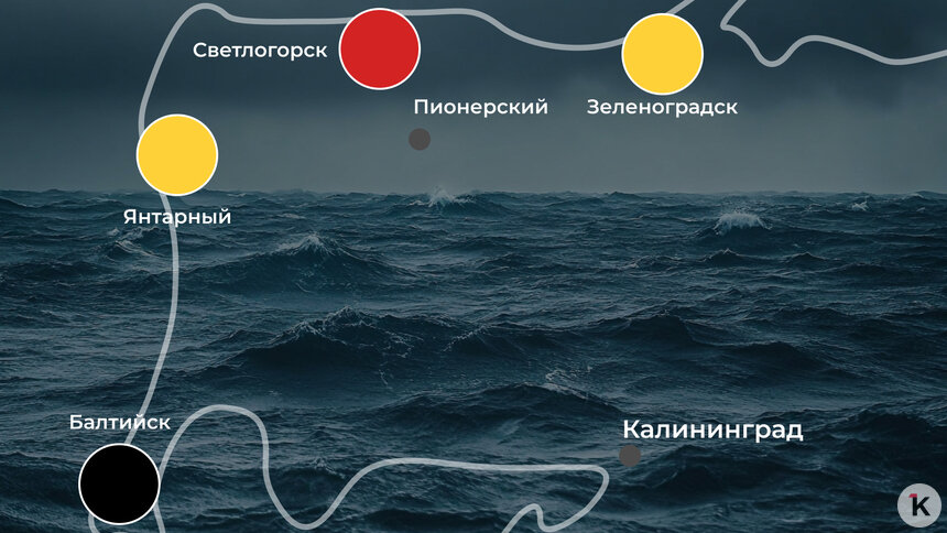 «Маленькая волнишка» и южный ветер: погода на калининградском побережье 8 июля - Новости Калининграда | Иллюстрация: Ксения Александрова