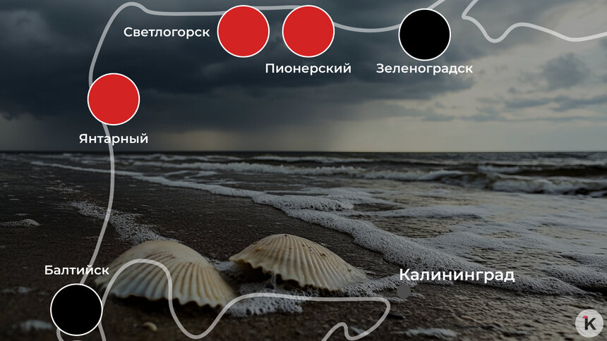 На пляжах области сегодня задувает: погода на калининградском побережье 10 июля - Новости Калининграда | Иллюстрация: Ксения Александрова