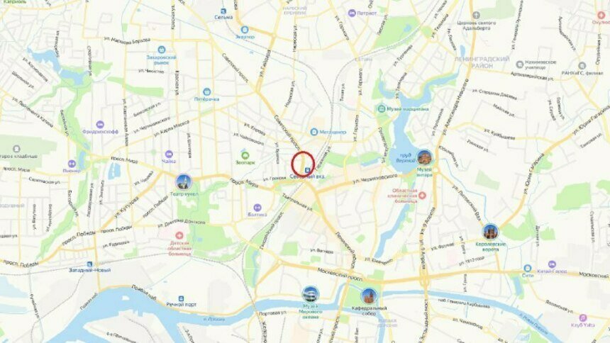 Заблокировано движение трамваев: в Калининграде около Северного вокзала произошло ДТП - Новости Калининграда