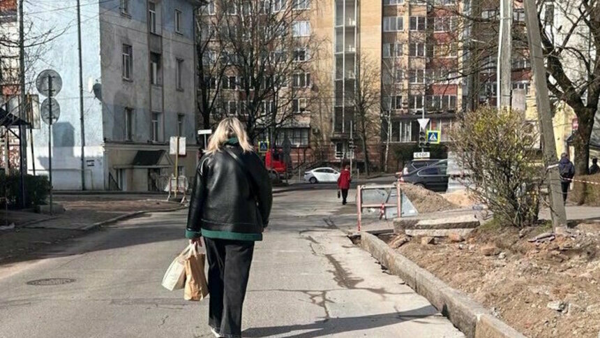 В Калининграде начали расширять дорогу в конце Дадаева | Фото: архив «Клопс»