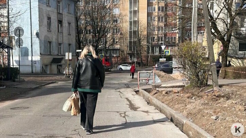 В Калининграде начали расширять дорогу в конце Дадаева - Новости Калининграда | Фото: архив «Клопс»