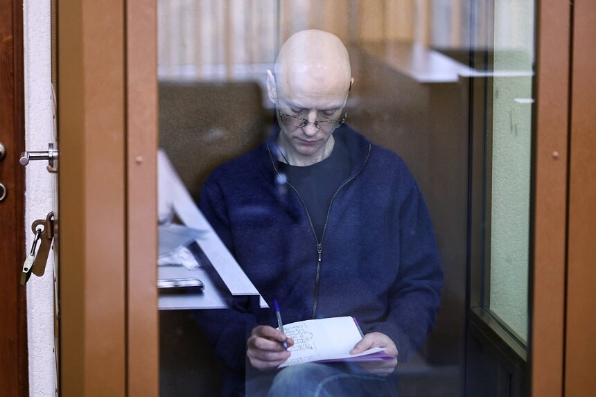 Александр Фёдоров в зале Ленинградсокго районного суда | фото: Александр Подгорчук