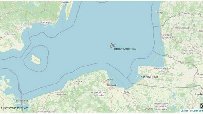 Барк «Крузенштерн» возвращается в Калининград после учебного рейса вокруг Африки (видео) - Новости Калининграда