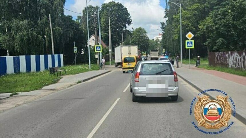 В микрорайоне Космодемьянского сбили ребёнка на велосипеде   - Новости Калининграда | Фото: Госавтоинспекция Калининградской области