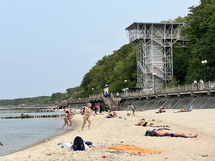 В жару для всех желающих здесь в этом году не хватает ширины пляжей | Фото: Александр Мелехов