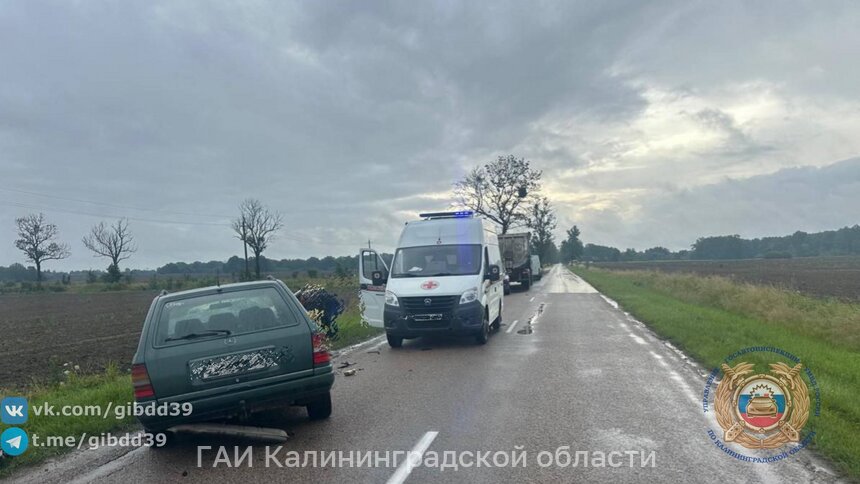 Под Правдинском столкнулись две легковушки, есть пострадавшие  - Новости Калининграда | Фото: ГАИ Калининградской области 