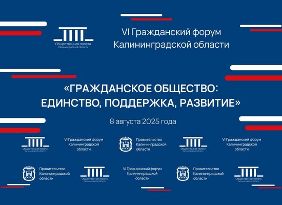 Жителей Калининграда пригласили на VI Гражданский форум  - Новости Калининграда | Иллюстрация: Общественная палата Калининградской области 