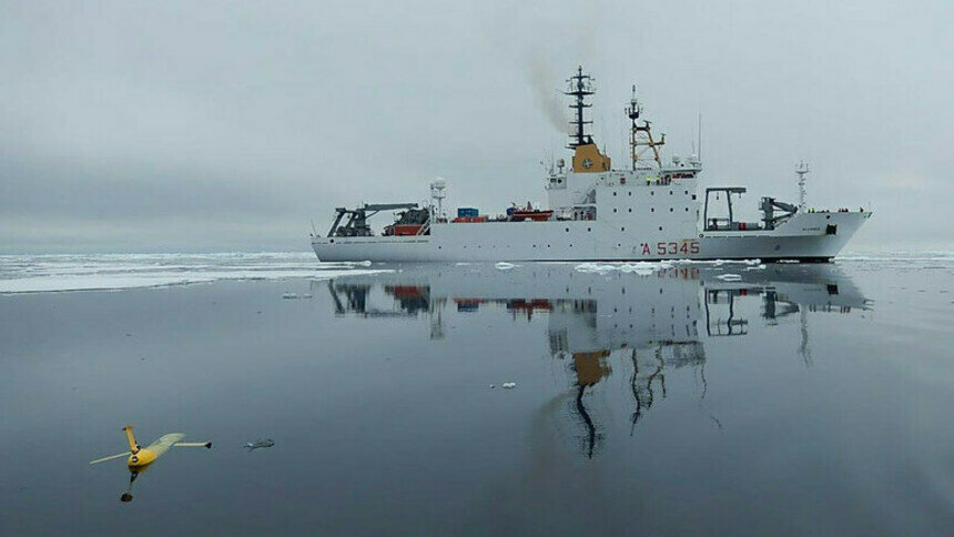 Корабль НАТО провёл в Балтийском море подводные эксперименты на месте подрыва «Северных потоков» - Новости Калининграда | Фото: Центр морских исследований и экспериментов НАТО