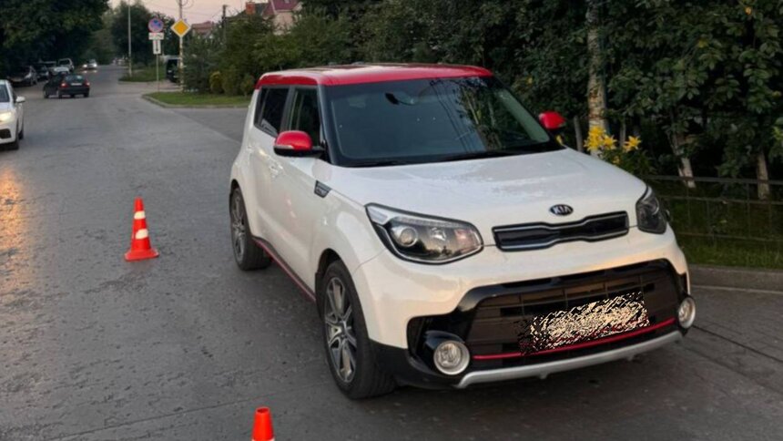 Во дворе на Горького легковушка не уступила дорогу и наехала на ребёнка  - Новости Калининграда | Фото: ГАИ Калининградской области 
