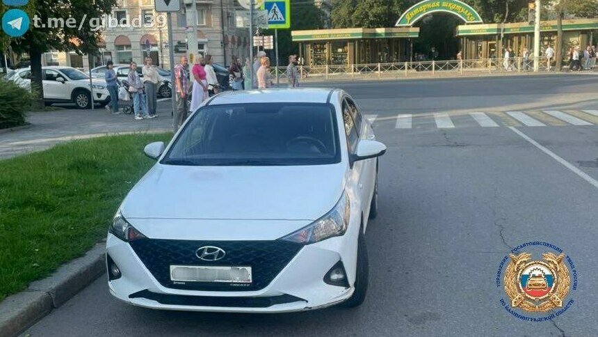 В Калининграде водитель легковушки сбил подростка на велосипеде - Новости Калининграда | Фото: ГАИ