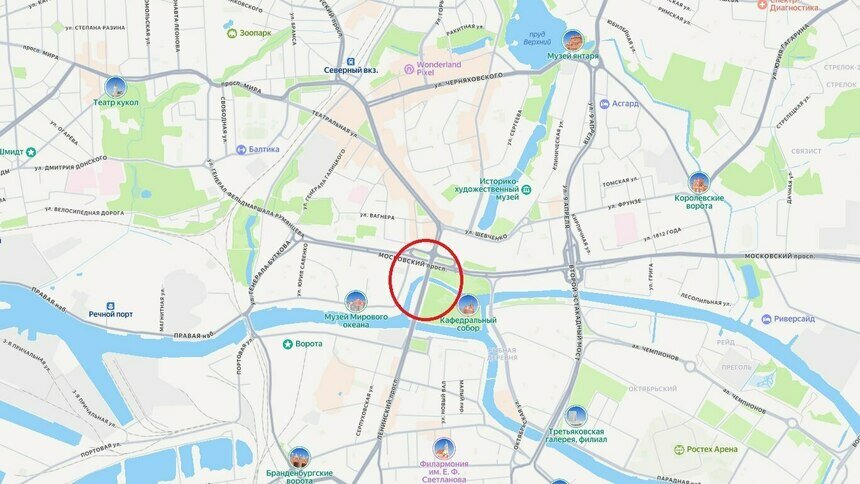 В Калининграде на Ленинском проспекте заблокировано движение троллейбусов №1 в обоих направлениях - Новости Калининграда | Фото: телеграм-канал «Общественный транспорт и дорожная информация»