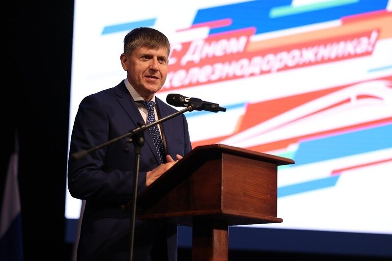 Андрей Кропоткин поздравил коллектив Калининградской железной дороги с профессиональным праздником   - Новости Калининграда | Фото: Пресс-служба регионального парламента
