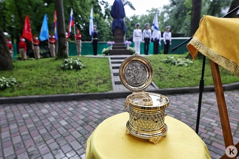 В Калининграде открыли памятник великому русскому флотоводцу Фёдору Ушакову (фоторепортаж) - Новости Калининграда | Фото: Александр Подгорчук / «Клопс»