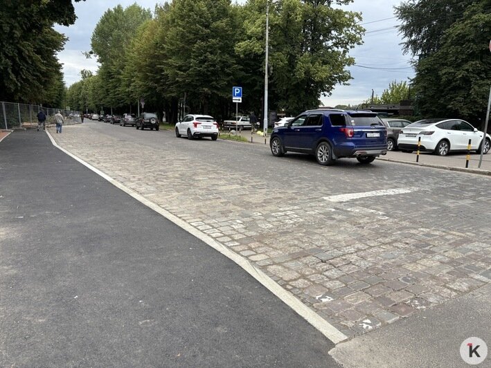 В Калининграде расширили дорогу около башни Врангеля и сделали тротуар с велодорожкой (фото) - Новости Калининграда | Фото: Александр Подгорчук / «Клопс»