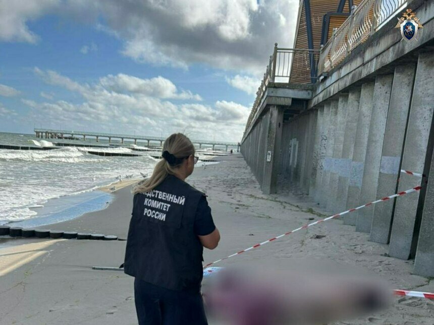 Трагедия произошла в самом центре курортной зоны отдыха в Зеленоградске | Фото: тг-канал регионального СКР