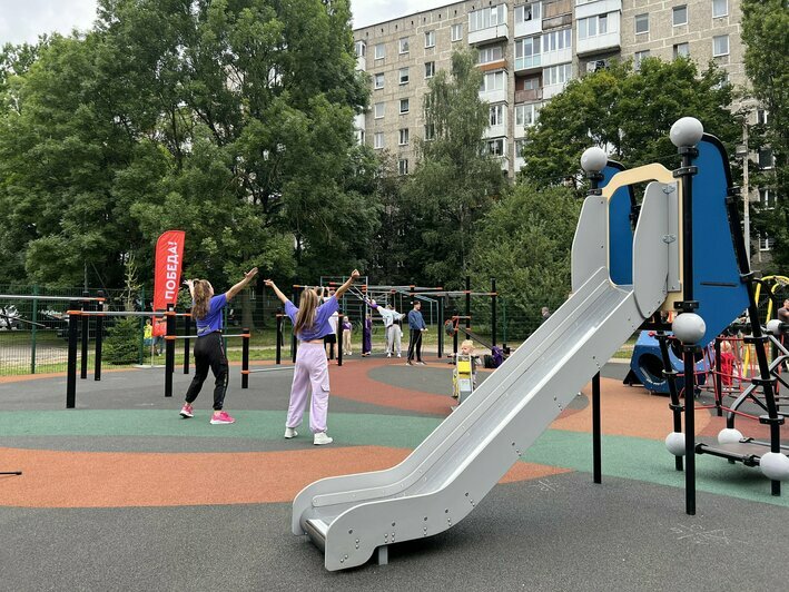 Спортплощадка на улице Трибуца | Фото: Арина Ефимова 