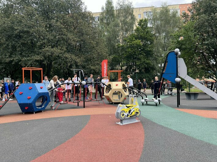 Спортплощадка на улице Трибуца | Фото: Арина Ефимова 