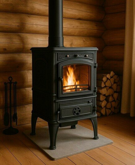 Печь чугунная Dacha II с варочной поверхностью от производителя FireWay