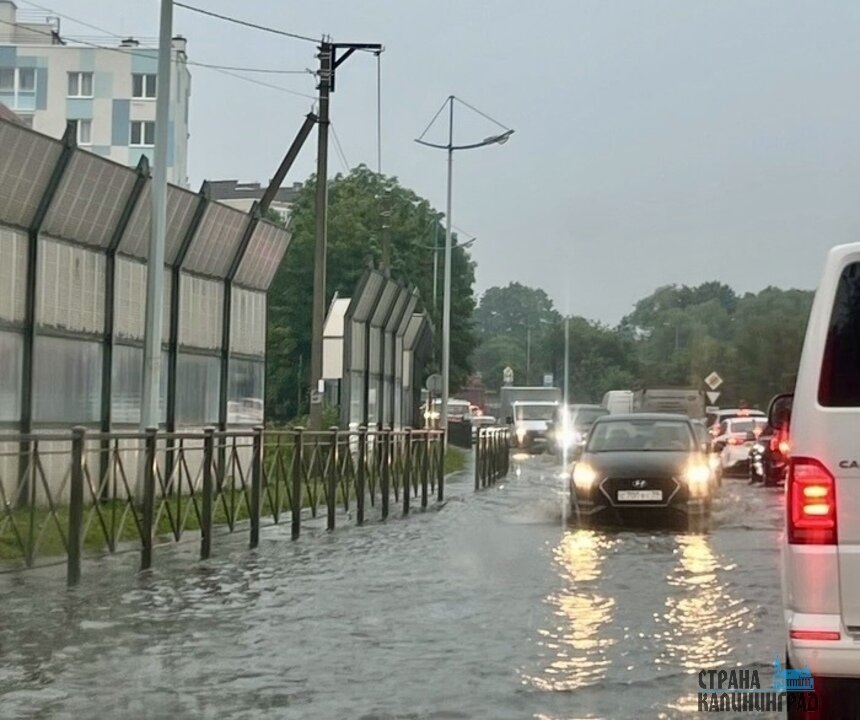 Так выглядели дороги в Светлогорске во время потопа | Фото: архив «СК»