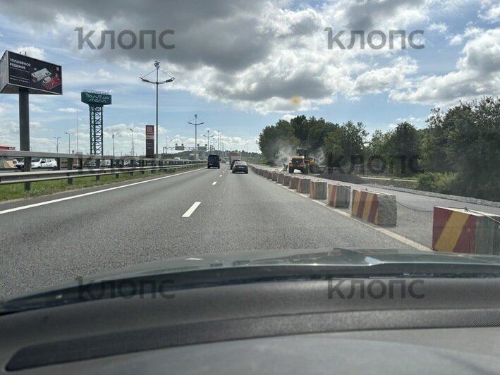 «Приморское кольцо расширяют?»: в начале скоростной магистрали кипят дорожные работы (фото) - Новости Калининграда | Фото: «Клопс»