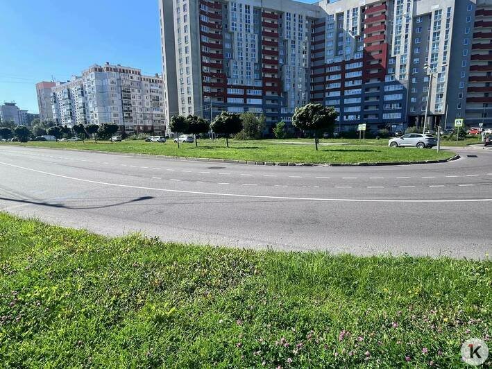 Разметка навела порядок: калининградские водители оценили схему движения на вытянутом кольце на Сельме (фоторепортаж) - Новости Калининграда | Фото: «Клопс»
