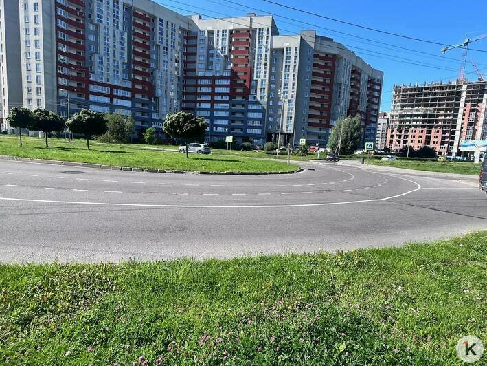 Разметка навела порядок: калининградские водители оценили схему движения на вытянутом кольце на Сельме (фоторепортаж) - Новости Калининграда | Фото: «Клопс»