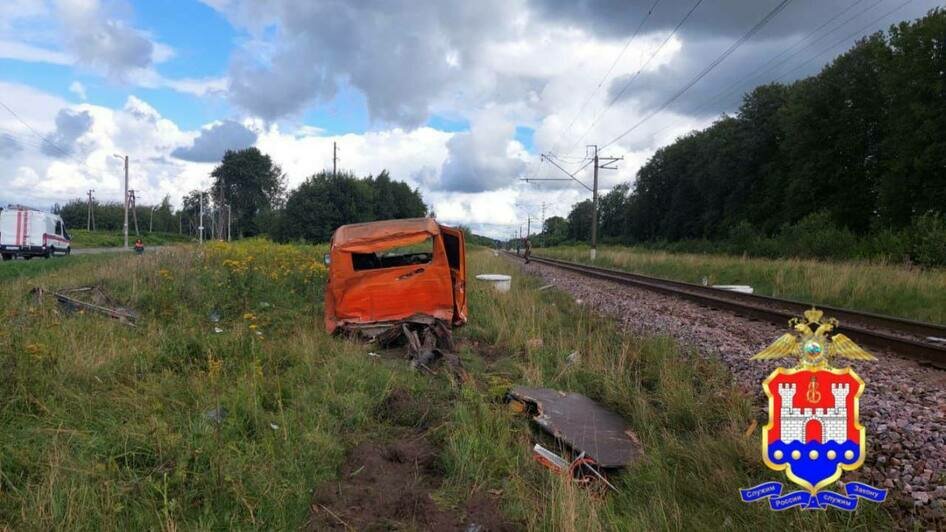 В аварии два человека пострадали, один погиб | Фото: пресс-служба УМВД России по Калининградской области