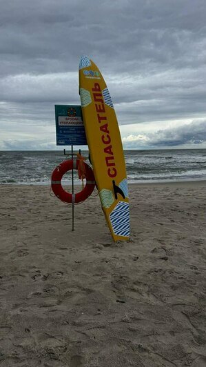 Спасатели в Зеленоградске научились оказывать помощь на воде с использованием доски для сёрфинга (видео) - Новости Калининграда | Фото: Дмитрий Блискунов