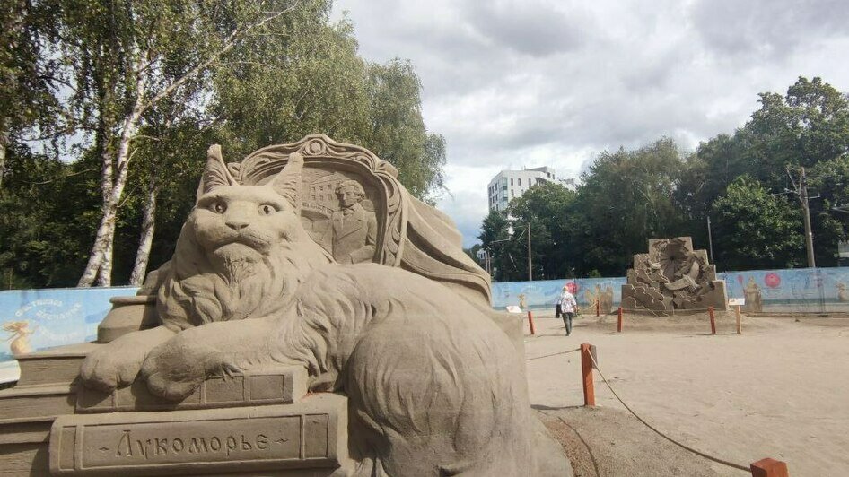 Скульптуры из песка в Светлогорске спас от разгула стихии клей ПВА (фото, видео)   - Новости Калининграда | Фото: оргкомитет фестиваля