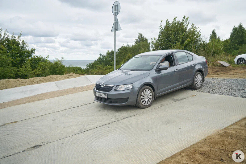 Долгожданное событие для рыбаков: в Филинской бухте открыли автомобильный спуск к морю (фото) - Новости Калининграда | Фото: Евгений Гладков