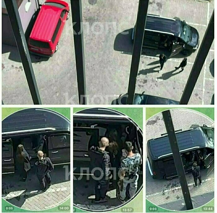Девушка калининградца снимала происходящее с балкона. |  Фото: предоставлено Эдуардом